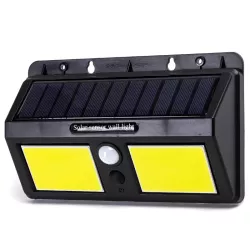 Solarna lampa 1,5 W 200lm 6500K ścienna COB LED z czujnikiem ruchu - 8433325329310