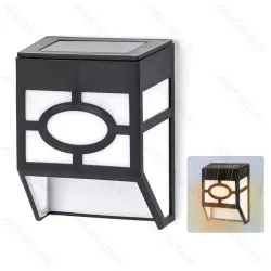 Lampka ozdobna ścienna solarna 1.2lm ciepła 2700K ogrodowa zewnętrzna - 8433325321833