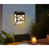 Lampka ozdobna ścienna solarna 1.2lm ciepła 2700K ogrodowa zewnętrzna - 8433325321833