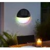 Lampa ścienna solarna 20 lm kinkiet z kloszem w groszki Kolorowa RGB - 8433325321802