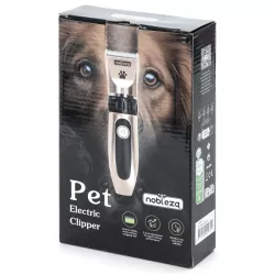 Elektryczna maszynka do strzyżenia zwierząt 4 nasadki grzebieniowe - 8719138229314