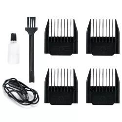 Elektryczna maszynka do strzyżenia zwierząt 4 nasadki grzebieniowe - 8719138229314
