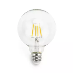 Żarówka LED 4W/230V Filament kula G95 E27 barwa biała ciepła 470lm - 8433325199029