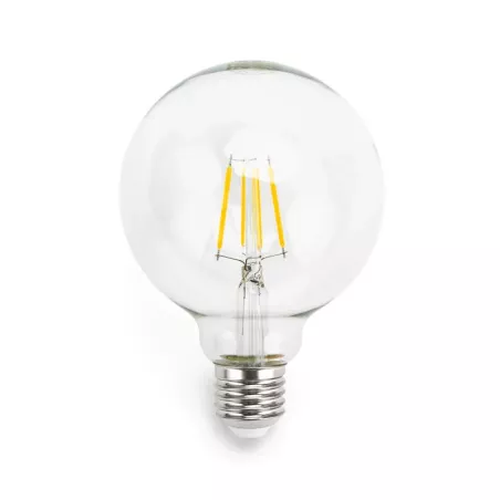 Żarówka LED 4W/230V Filament kula G95 E27 barwa biała ciepła 470lm - 8433325199029