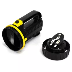 Latarka LED 95lm klasyczna na cztery baterie R-20 podręczna z rączką - 8433325378141