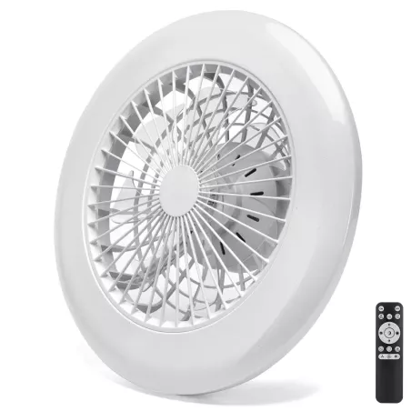Wentylator z oświetleniem Ø49cm fan18W+40W CCT ze zdalnym sterowaniem - 8433325416973