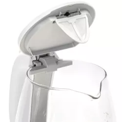 Szklany czajnik elektryczny Adam 1,7l 2200W z niebieskim podświetleniem - 8433325295929