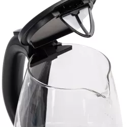 Szklany czajnik elektryczny Adam 1,7l 2200W z niebieskim podświetleniem - 8433325295936