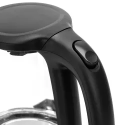 Szklany czajnik elektryczny Adam 1,7l 2200W z niebieskim podświetleniem - 8433325295936