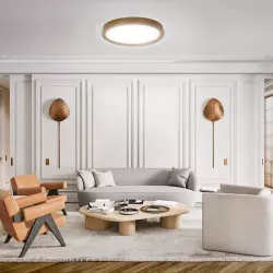 Plafon 20W 2200lm biały zimny 6500K Φ33cm lampa sufitowa z ringiem - 8433325377502