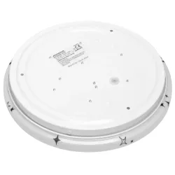 Plafon 12W 1300lm biały zimny 6500K Φ26cm lampa sufitowa w gwiazdki - 8433325373085