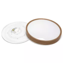 Plafon 24W 2700lm biały ciepły 3000K Φ38cm lampa sufitowa z ringiem - 8433325377533