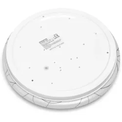 Plafon 12W 1300lm biały zimny 6500K Φ26cm lampa sufitowa z wzorkiem - 8433325373146