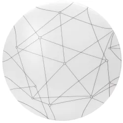 Plafon 12W 1300lm biały zimny 6500K Φ26cm lampa sufitowa z wzorkiem - 8433325373146