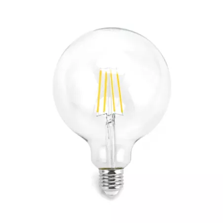 Żarówka LED 4W/230V Filament kula G125 E27 barwa biała ciepła 470lm - 8433325199081