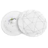 Plafon 20W 2200lm biały zimny 6500K Φ33cm lampa sufitowa z wzorkiem - 8433325373160