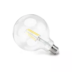 Żarówka LED 4W/230V Filament kula G125 E27 barwa biała ciepła 470lm - 8433325199081