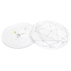 Plafon 36W 4000lm biały zimny 6500K Φ38cm lampa sufitowa z wzorkiem - 8433325373184