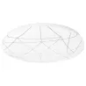 Plafon 36W 4000lm biały zimny 6500K Φ38cm lampa sufitowa z wzorkiem - 8433325373184