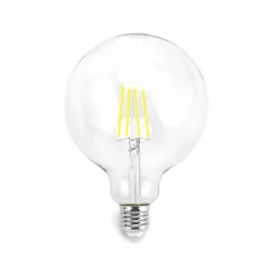 Żarówka LED 4W/230V Filament kula G125 E27 barwa biała zimna 470lm - 8433325199098