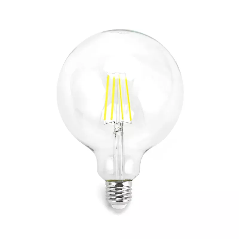 Żarówka LED 4W/230V Filament kula G125 E27 barwa biała zimna 470lm - 8433325199098