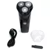 Elektryczna maszynka do golenia z potrójnym ostrzem Trymer 5V/USB - 8433325411954
