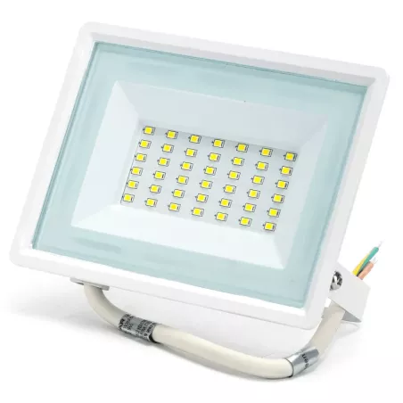 Naświetlacz 30W 6500K halogen barwa biała zimna LED typ SLIM 2510lm - 8433325408701