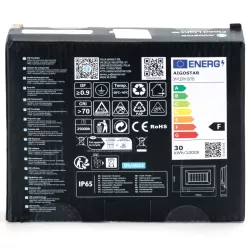 Naświetlacz 30W 6500K halogen barwa biała zimna LED typ SLIM 2510lm - 8433325408701