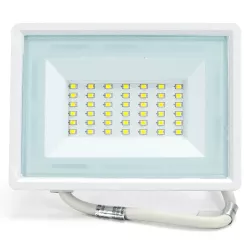 Naświetlacz 30W 6500K halogen barwa biała zimna LED typ SLIM 2510lm - 8433325408701