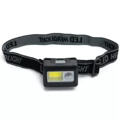 Czołówka 1.2W/140lm 2 rodzaje oświetlenia lampka na 3 baterie AAA - 8433325392499