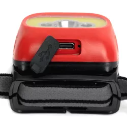 Czołówka 3.5W/350lm 3 rodzaje oświetlenia lampka ładowana z portu USB - 8433325392444