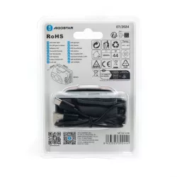 Czołówka 3.5W/350lm 3 rodzaje oświetlenia lampka ładowana z portu USB - 8433325392444