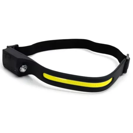 Czołówka sterowana czujnikiem ręki 4 tryby LED COB ładowana z USB - 8433325392536