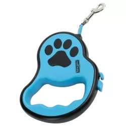 Zwijana smycz 5m do 25kg automatyczna z odblaskiem i karabińczykiem - 8719138226825