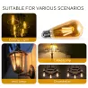 Żarówka LED 4W/230V Filament ST64 retro E27 barwa bursztynowa 400lm - 8433325199142