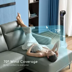 Wentylator 50W kolumnowy Zico 36-calowy obrót o 90° zdalne sterowany - 8433325226923