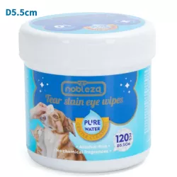 Chusteczki do usuwania plam z łez z serii Pure Water opak. 120 szt. - 8719138226061