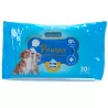 Chusteczki higieniczne z serii Pure Water 20 szt. do sierści zwierząt - 8719138226085
