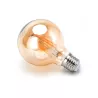 Żarówka LED 4W/230V Filament kula G80 E27 barwa bursztynowa 400lm - 8433325199173