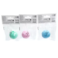 Świecąca zabawka 5cm dla kota w kształcie kuli z wzorem ości rybki - 8719138228997