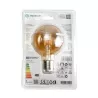 Żarówka LED 4W/230V Filament kula G80 E27 barwa bursztynowa 400lm - 8433325199173