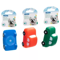 Samochód dla psa gryzak z piszczkiem zabawka do rzucania z winylu - 8719138228881