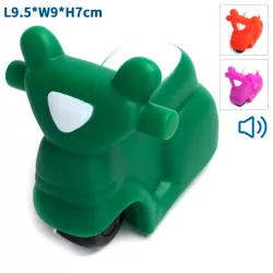 Motocykl dla psa gryzak z piszczkiem zabawka do rzucania z winylu - 8719138228911