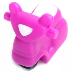 Motocykl dla psa gryzak z piszczkiem zabawka do rzucania z winylu - 8719138228911