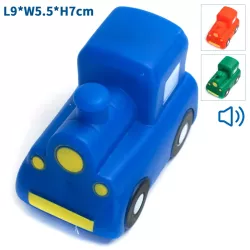 Lokomotywa dla psa gryzak z piszczkiem zabawka do rzucania z winylu - 8719138228904