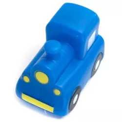 Lokomotywa dla psa gryzak z piszczkiem zabawka do rzucania z winylu - 8719138228904