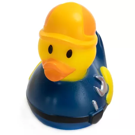 Kaczka dla psa gryzak z piszczkiem zabawka do rzucania z winylu - 8719138228966