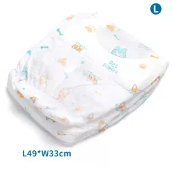 Pieluchy dla suczki L 49x33cm opakowanie 10 sztuk chłonne i wygodne - 8719138217274