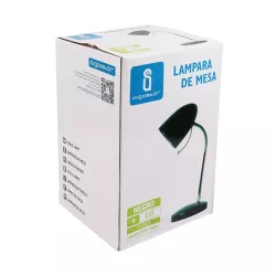 Lampa biurkowa bez źródła światła Czarna E27 - 8433325182212