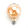 Żarówka LED 8W/230V Filament kula G125 E27 barwa bursztynowa 720lm - 8433325199258